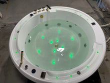 Load image into Gallery viewer, WB-2703A Round Jacuzzi Bathtub with Adjustable Massage Jets Bathtubs