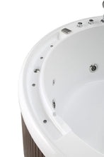 Load image into Gallery viewer, WB-2703A Round Jacuzzi Bathtub with Adjustable Massage Jets Bathtubs