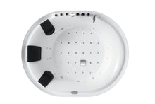 Load image into Gallery viewer, WB-5035 Round Spa Bathtub with Dual Hydrotherapy LED Ambiance Whirlpool Bathtub