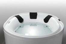 Load image into Gallery viewer, WB-5035 Round Spa Bathtub with Dual Hydrotherapy LED Ambiance Whirlpool Bathtub