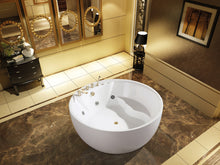 Load image into Gallery viewer, WB-8027 Round Whirlpool massage bathtub With Seat