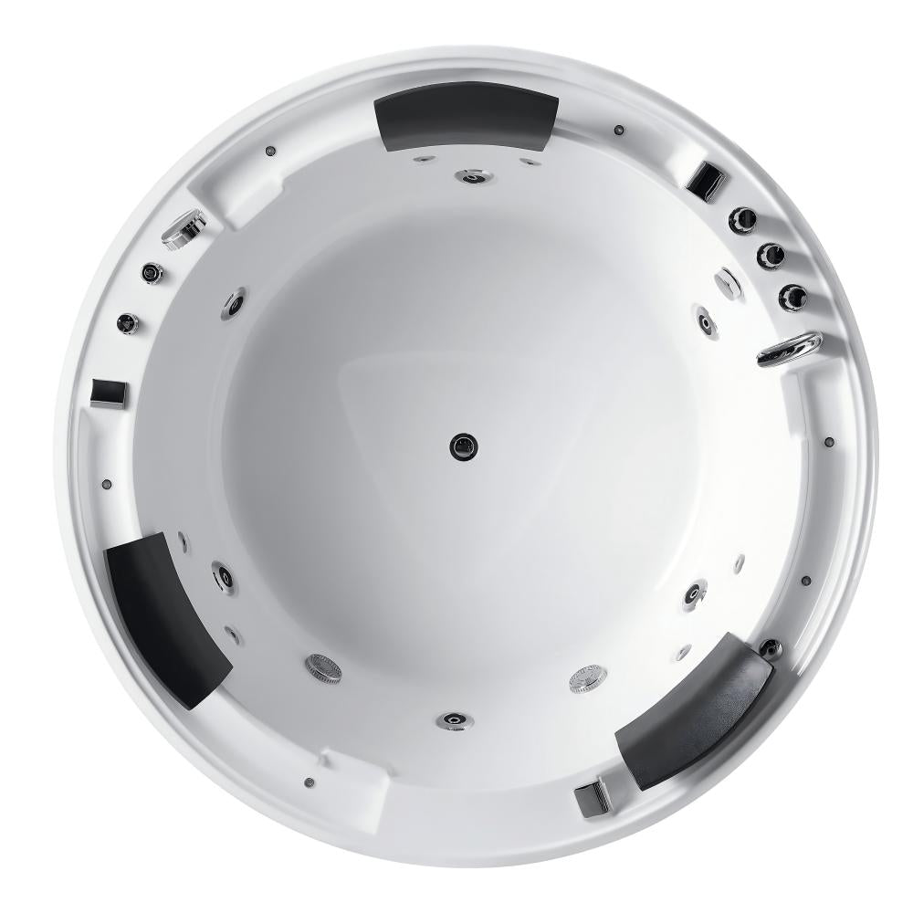 WB-2703A Round Jacuzzi Bathtub with Adjustable Massage Jets Bathtubs