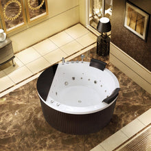 Load image into Gallery viewer, WB-5020A Innovative Round Massage Tub Adjustable Air &amp; Water Flow Bathtubs
