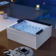 Load image into Gallery viewer, WB-5021 Smart LED Whirlpool Bathtub 2Person Spa Massage Digital Control for Home
