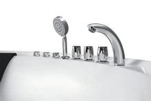 Load image into Gallery viewer, WB-5035 Round Spa Bathtub with Dual Hydrotherapy LED Ambiance Whirlpool Bathtub
