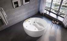 Load image into Gallery viewer, WB-8027 Round Whirlpool massage bathtub With Seat
