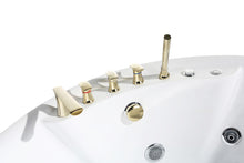 Load image into Gallery viewer, WB-8027 Round Whirlpool massage bathtub With Seat
