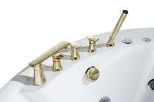 Load image into Gallery viewer, WB-8027 Round Whirlpool massage bathtub With Seat

