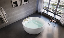 Load image into Gallery viewer, WB-8027 Round Whirlpool massage bathtub With Seat
