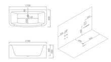 Load image into Gallery viewer, WB-8015 Whirlpool massage bathtub
